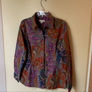 Coldwater Creek paisley print